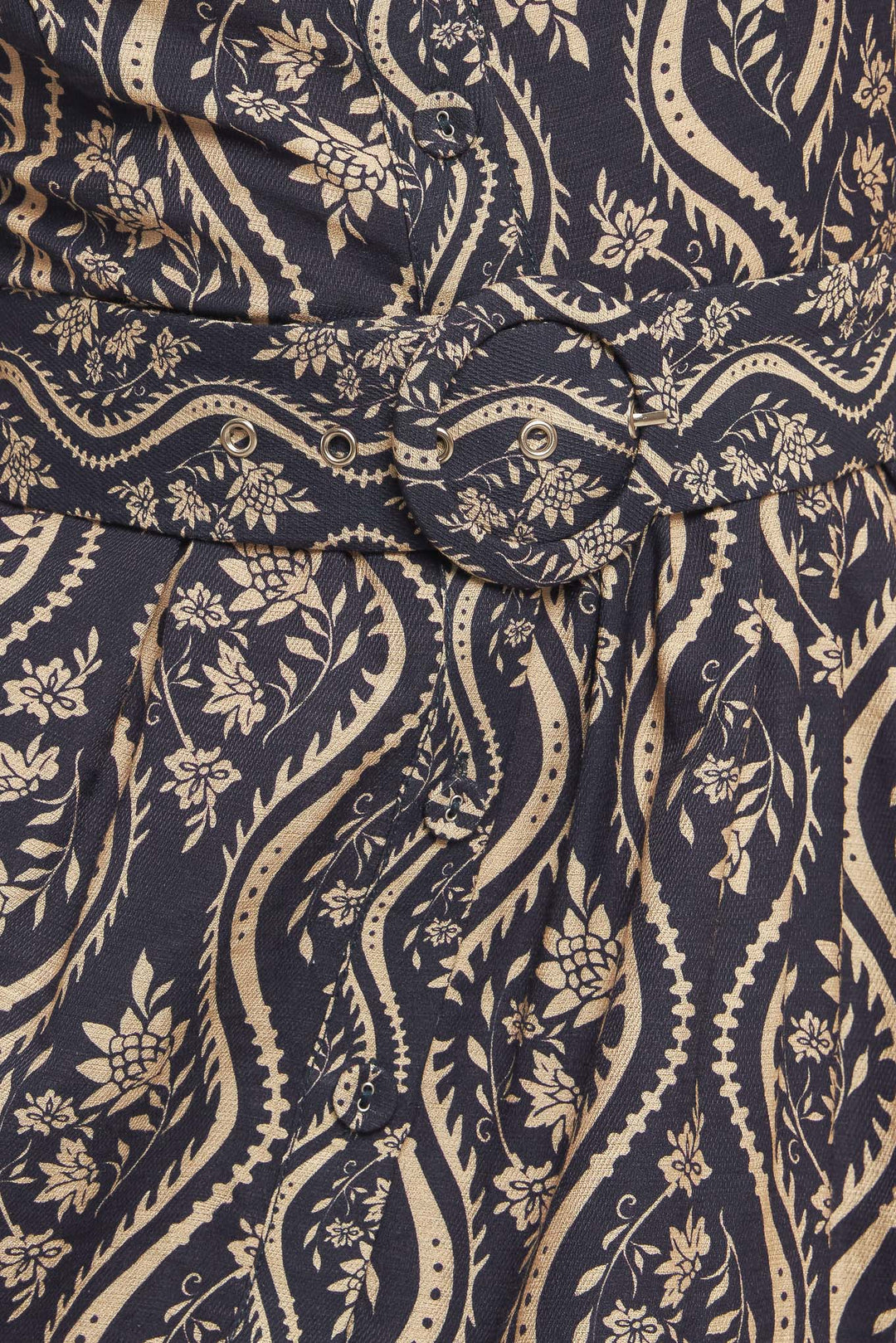 ORNATE BLOOM WOVEN MINI DRESS