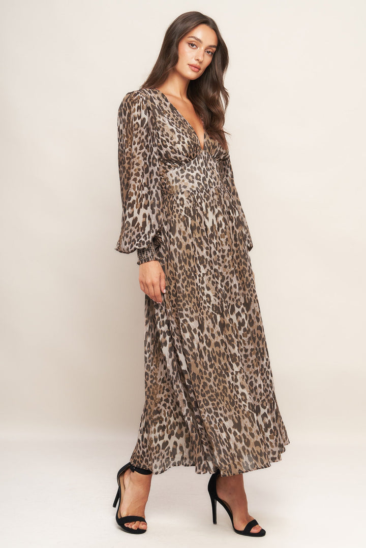 DESERT WALTZ WOVEN MIDI DRESS