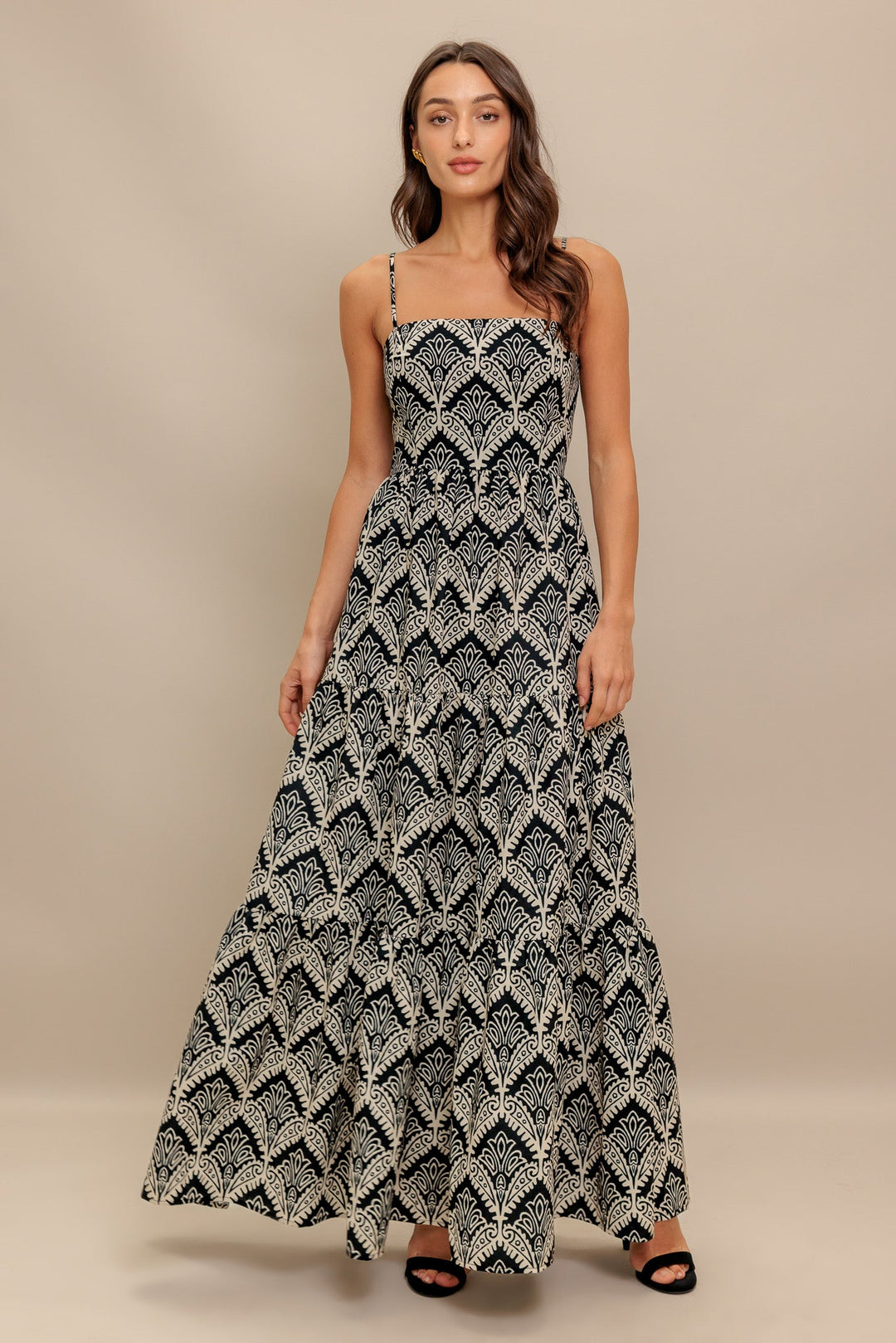 HAZELWOOD GARDEN WOVEN MAXI DRESS