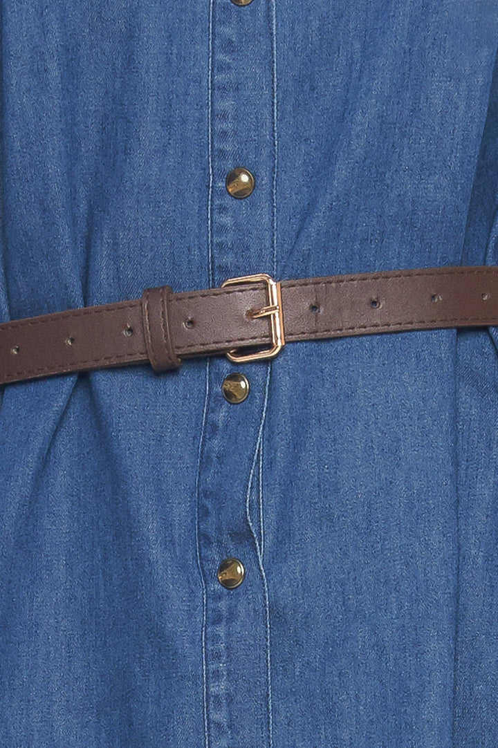 BLUEBIRD COWGIRL DENIM MINI DRESS