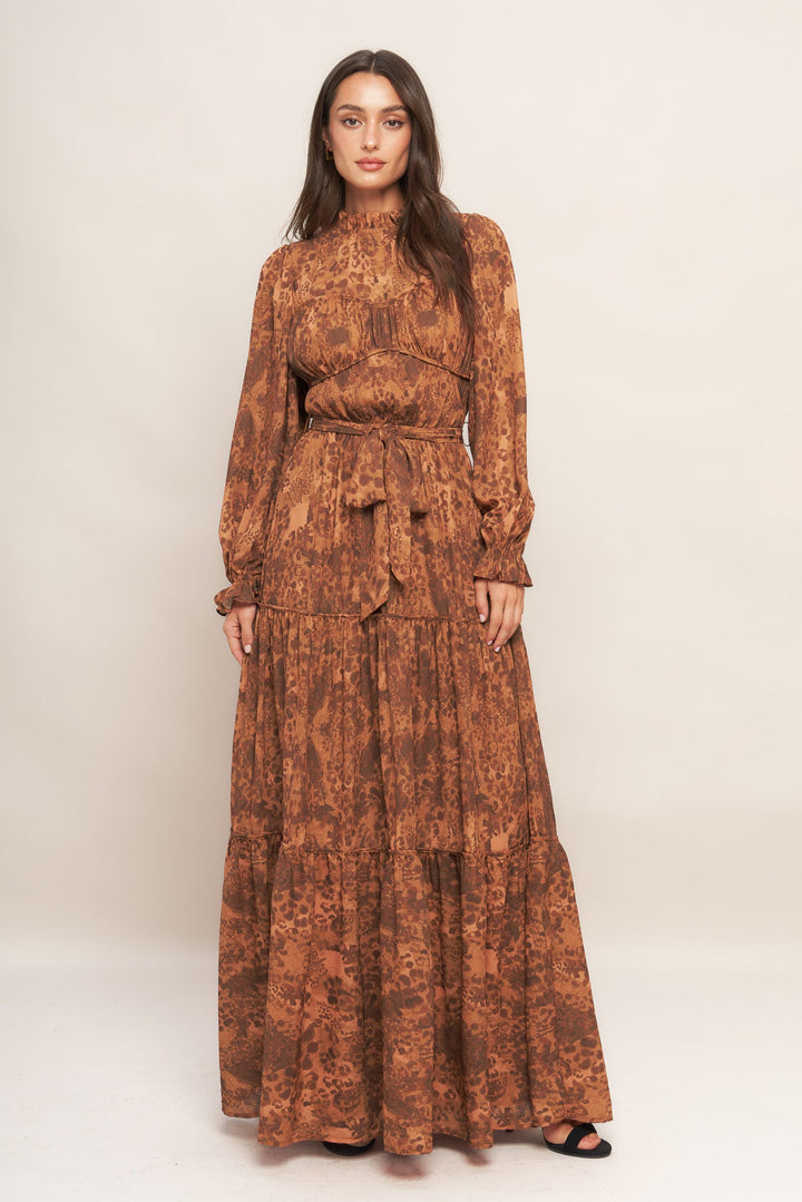 NOMAD'S WHISPER WOVEN MAXI DRESS