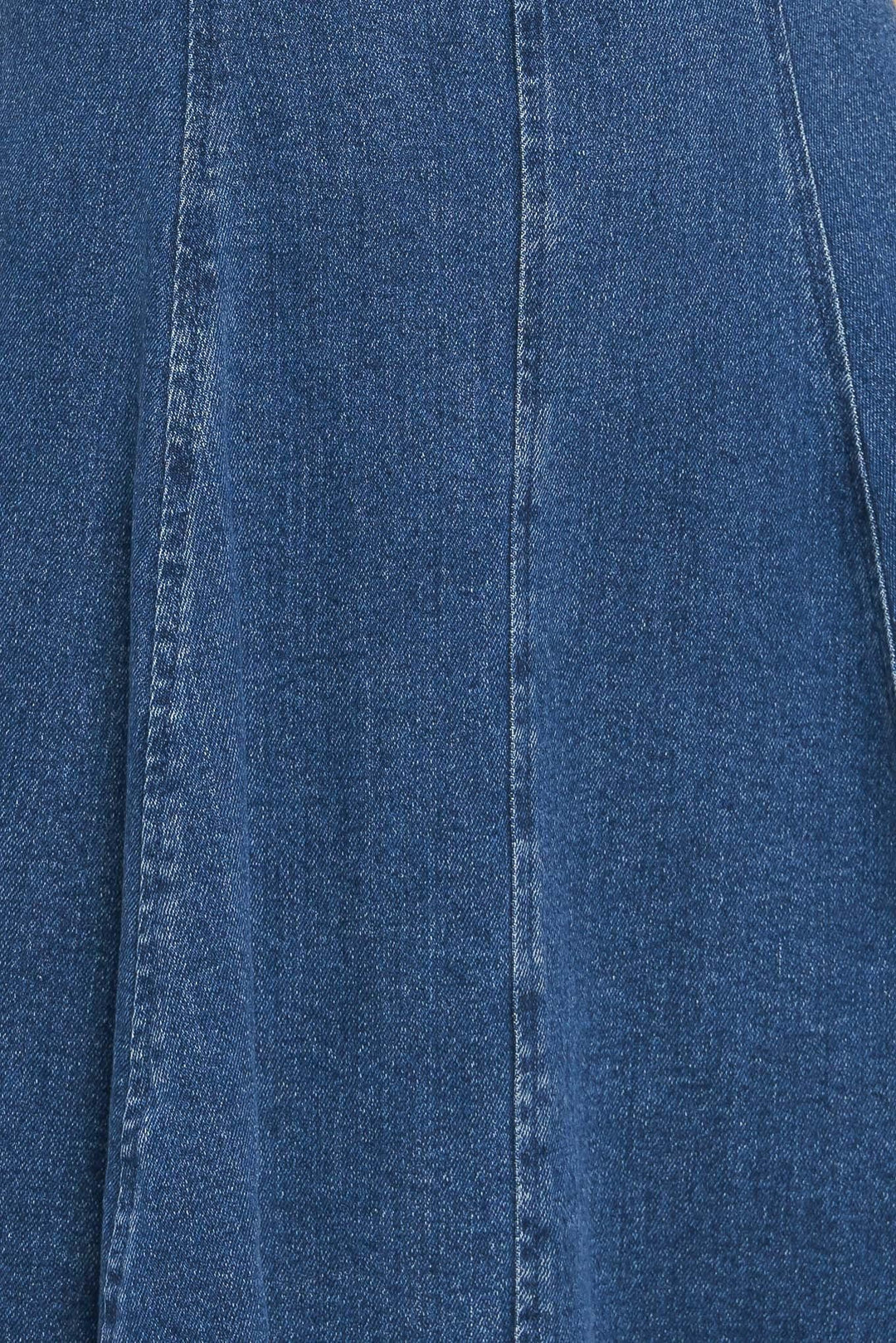 WESTWOOD CHARM DENIM MINI DRESS