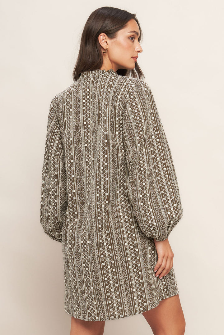 DESERT DUST WOVEN MINI DRESS