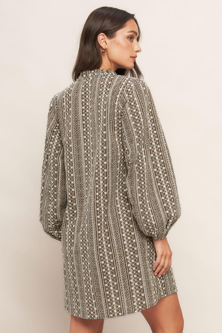 DESERT DUST WOVEN MINI DRESS