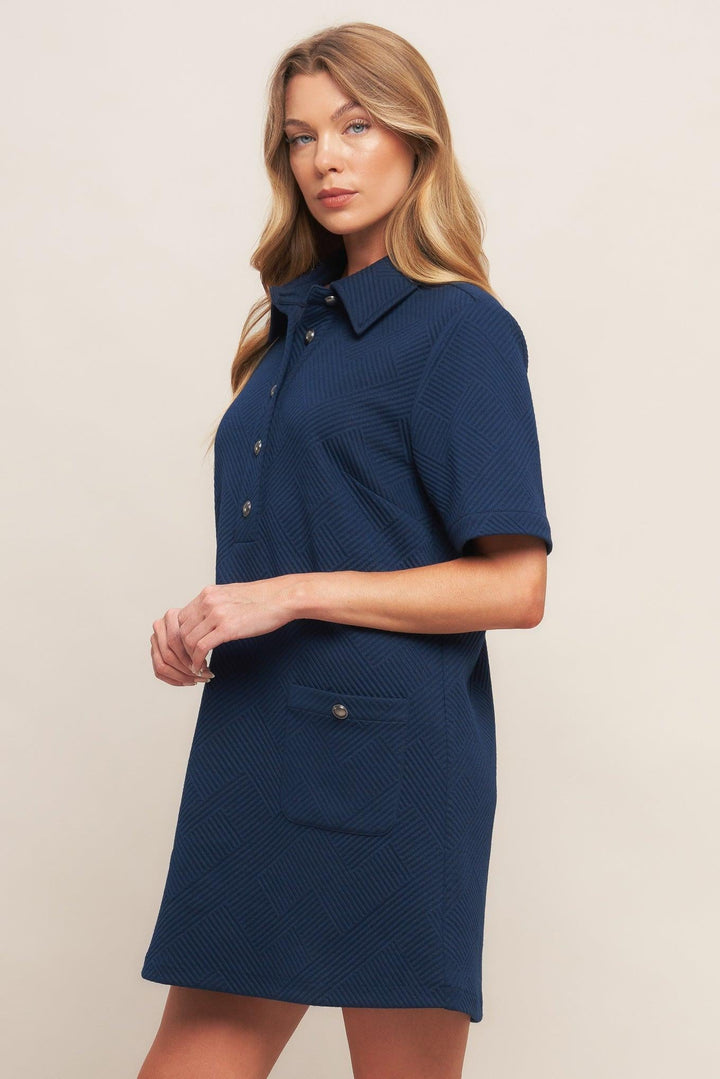 DOWNTOWN COOL KNIT MINI DRESS