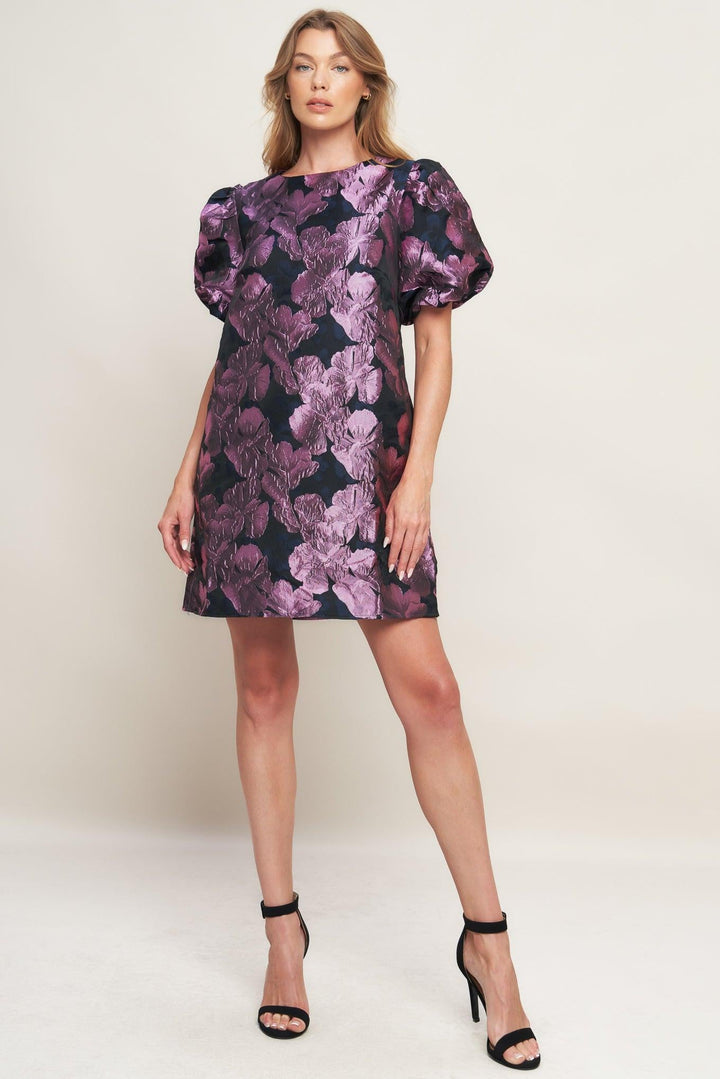 PARTY PERFECT WOVEN MINI DRESS
