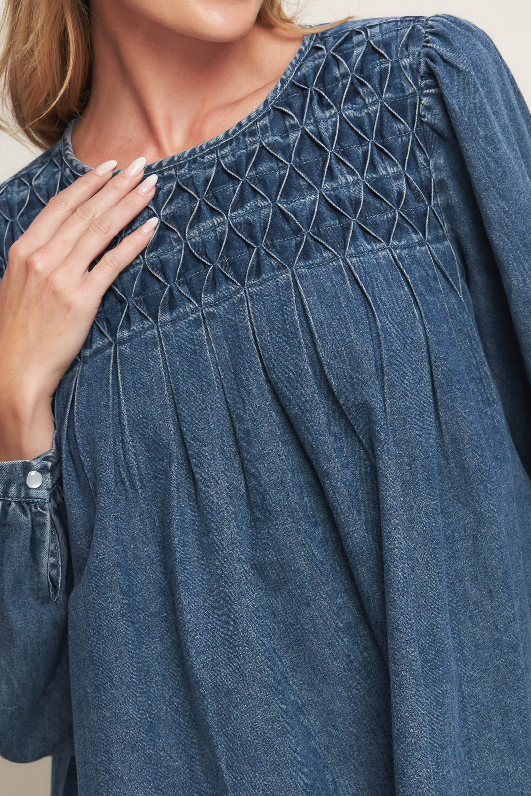 WEEKEND DENIM ICON MINI DRESS