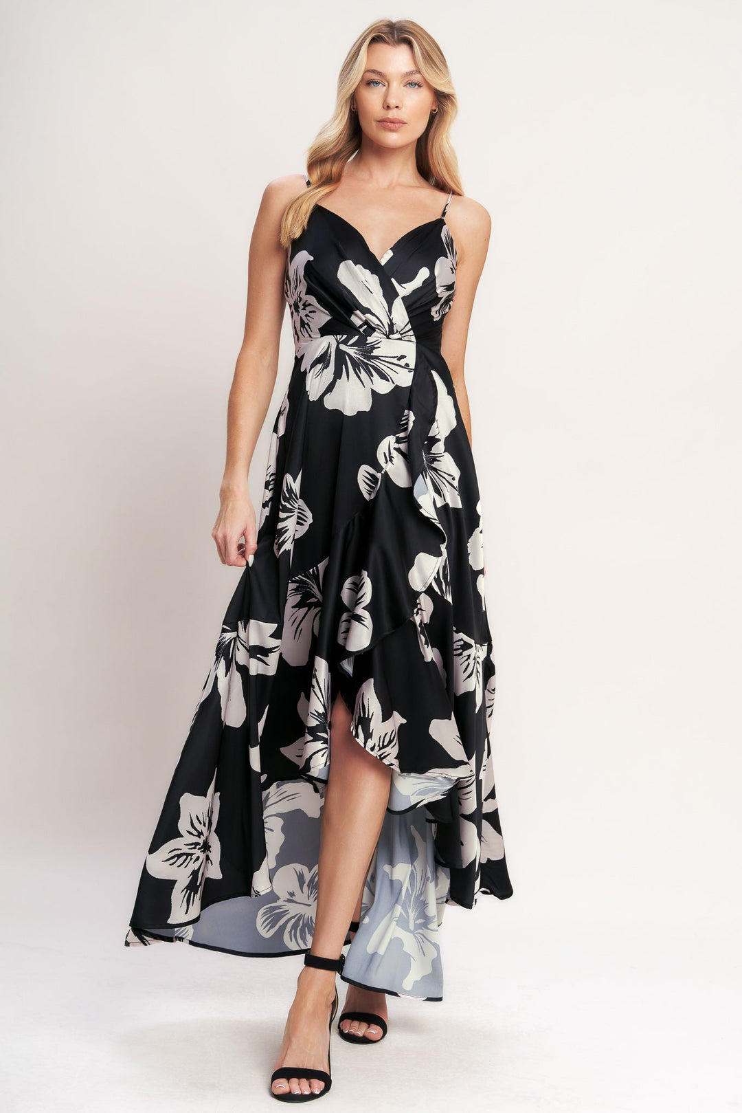 ETERNAL FLORA WOVEN MAXI DRESS