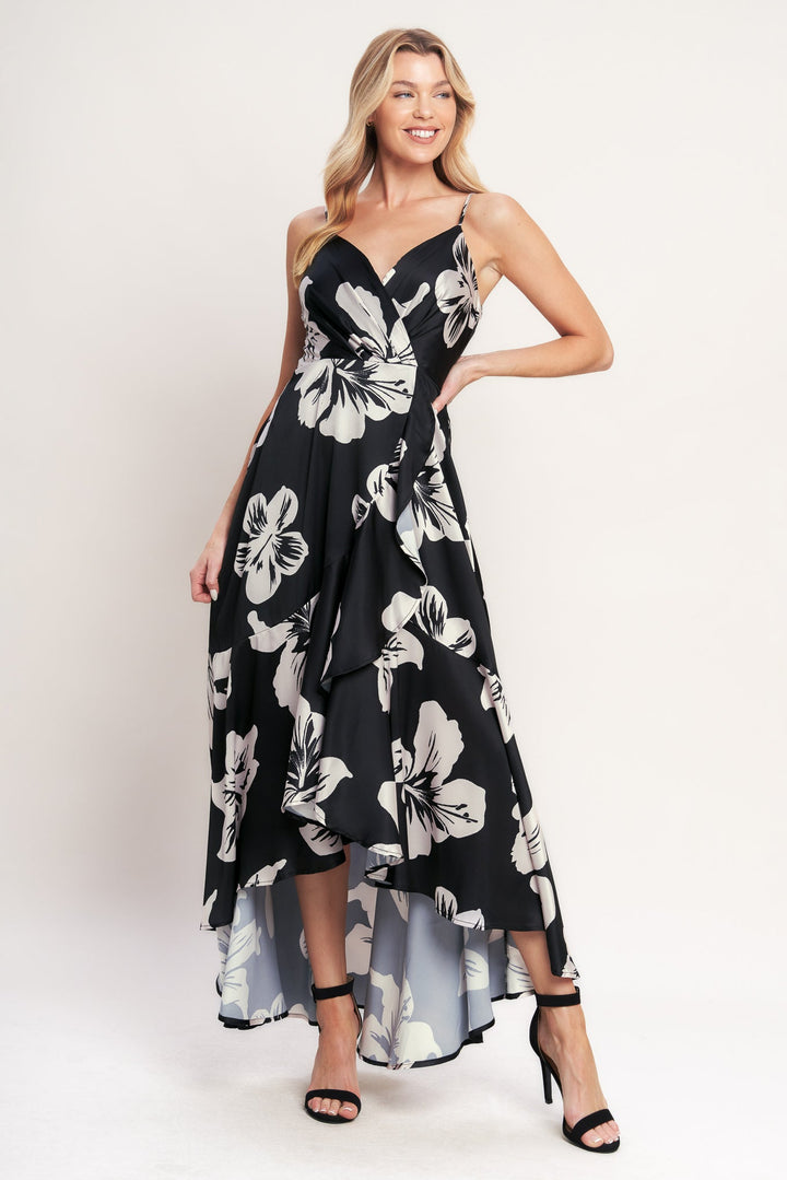 ETERNAL FLORA WOVEN MAXI DRESS