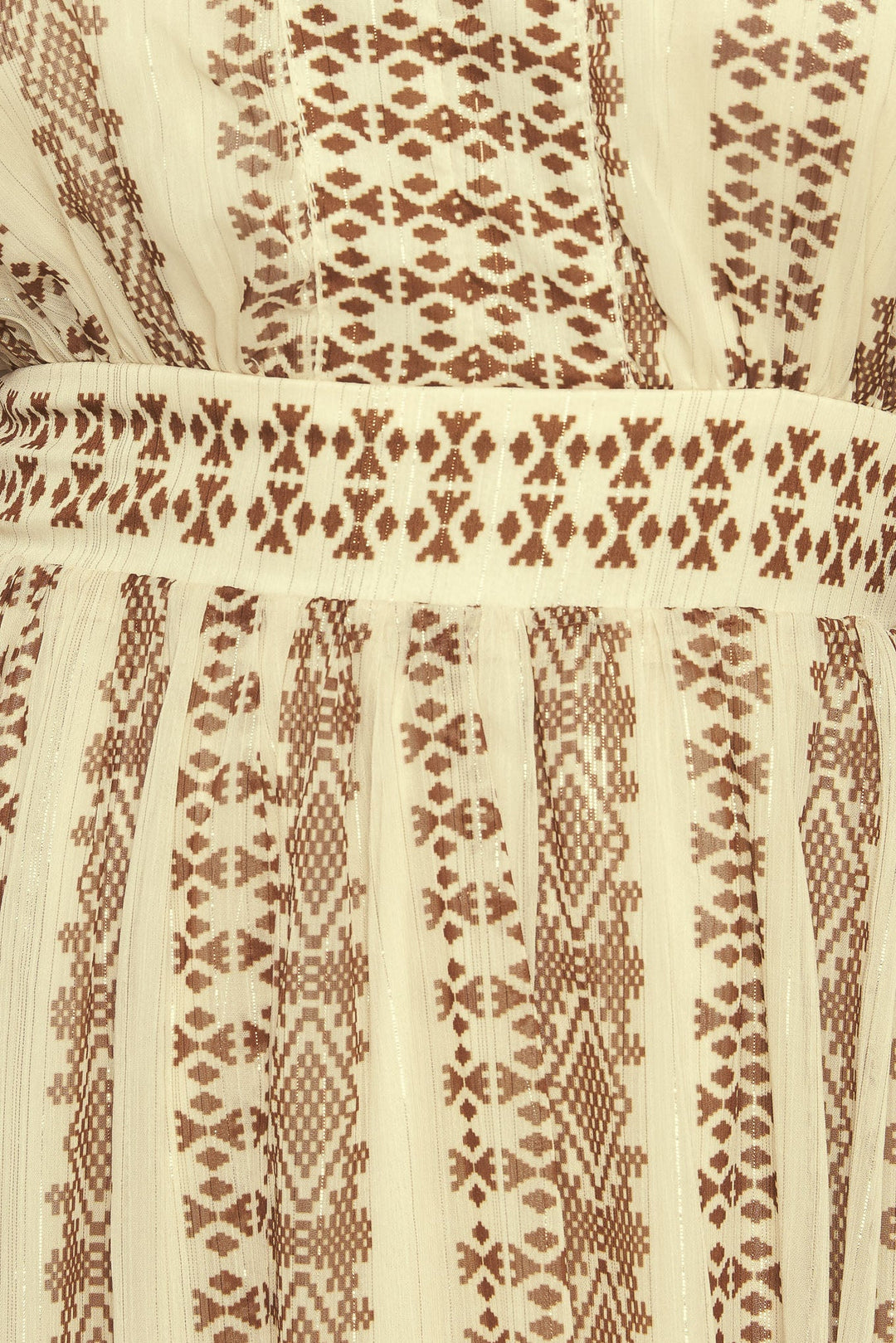 TRIBAL WHISPER WOVEN MIDI DRESS