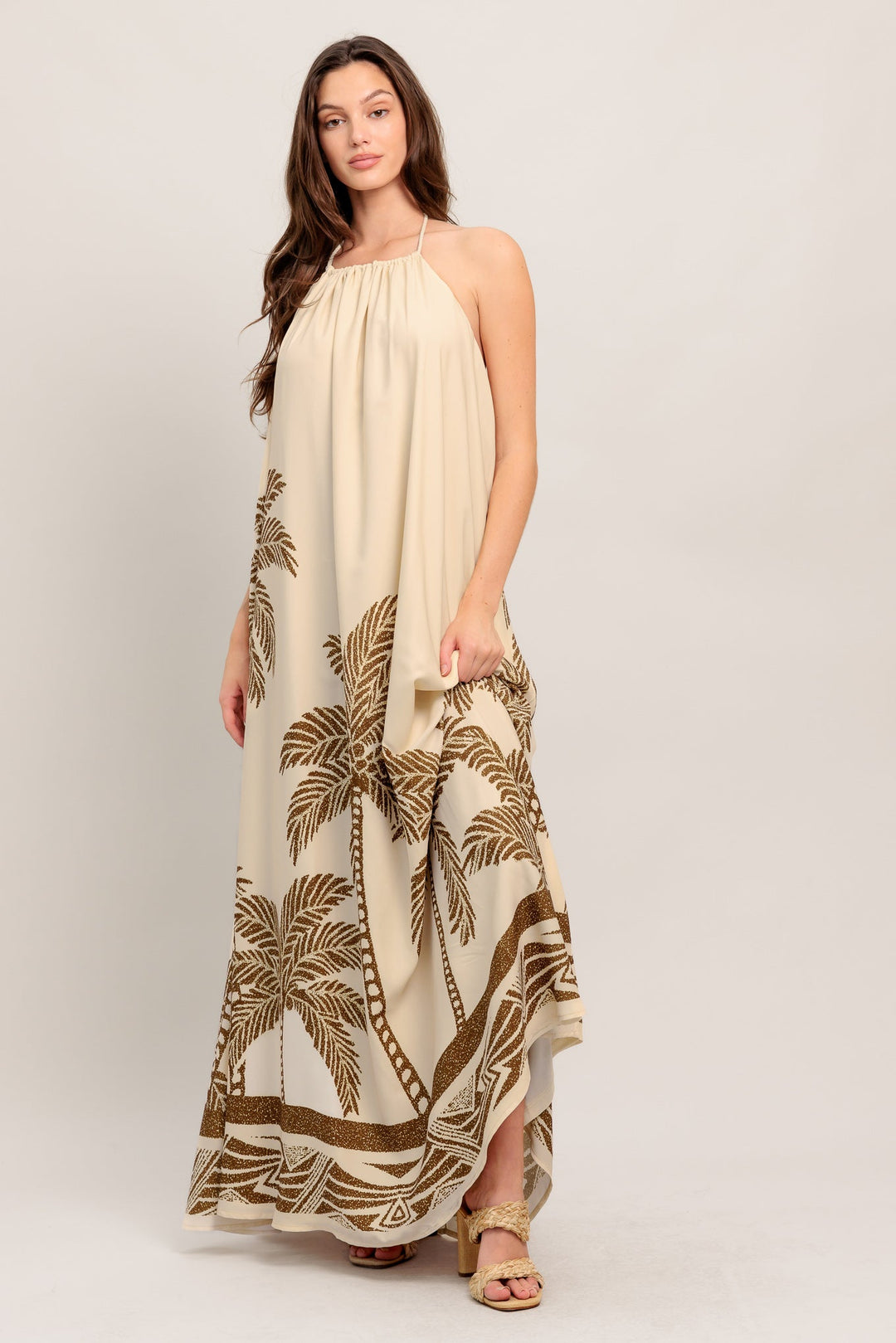 ISLAND STATE WOVEN MAXI DRESS