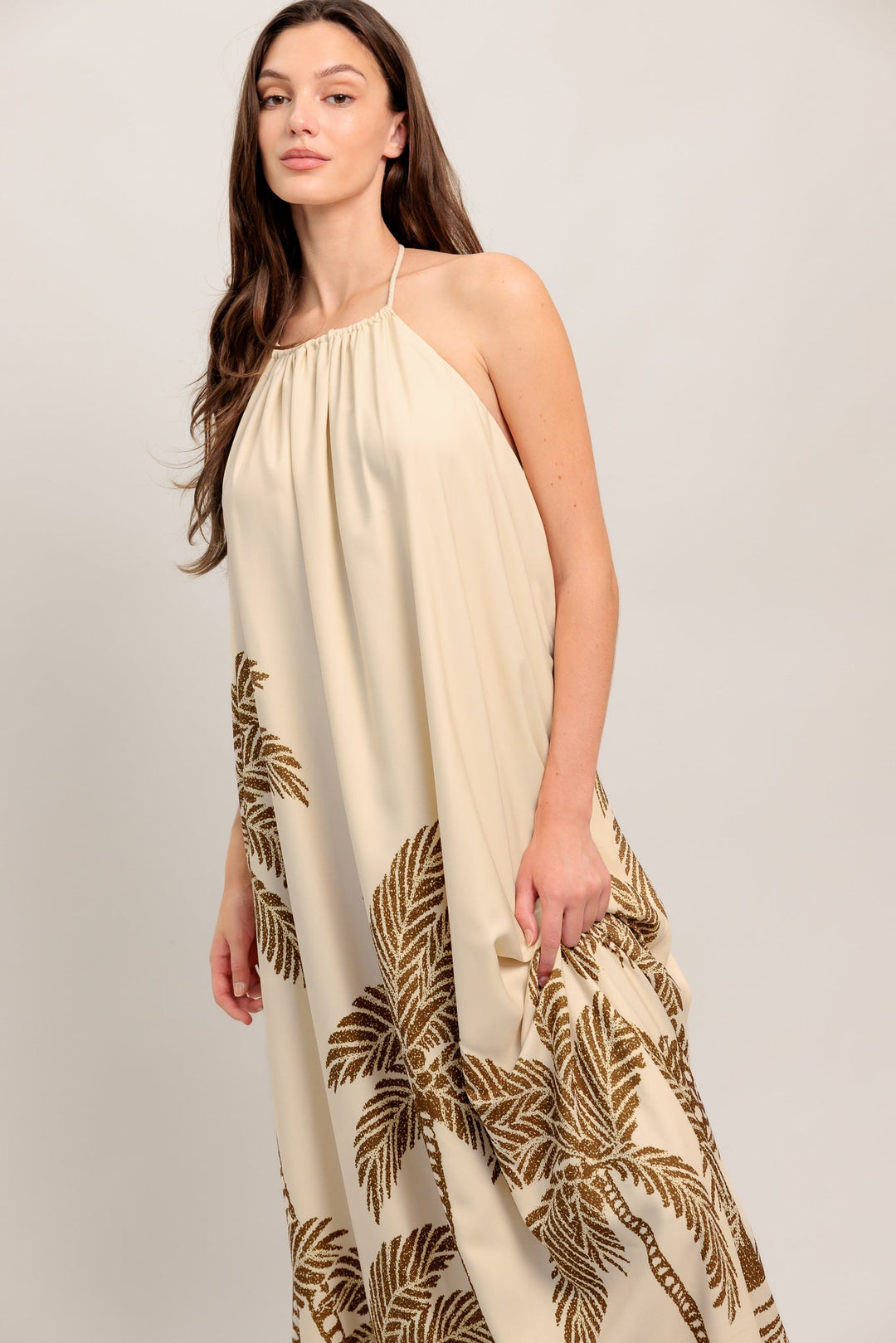 ISLAND STATE WOVEN MAXI DRESS
