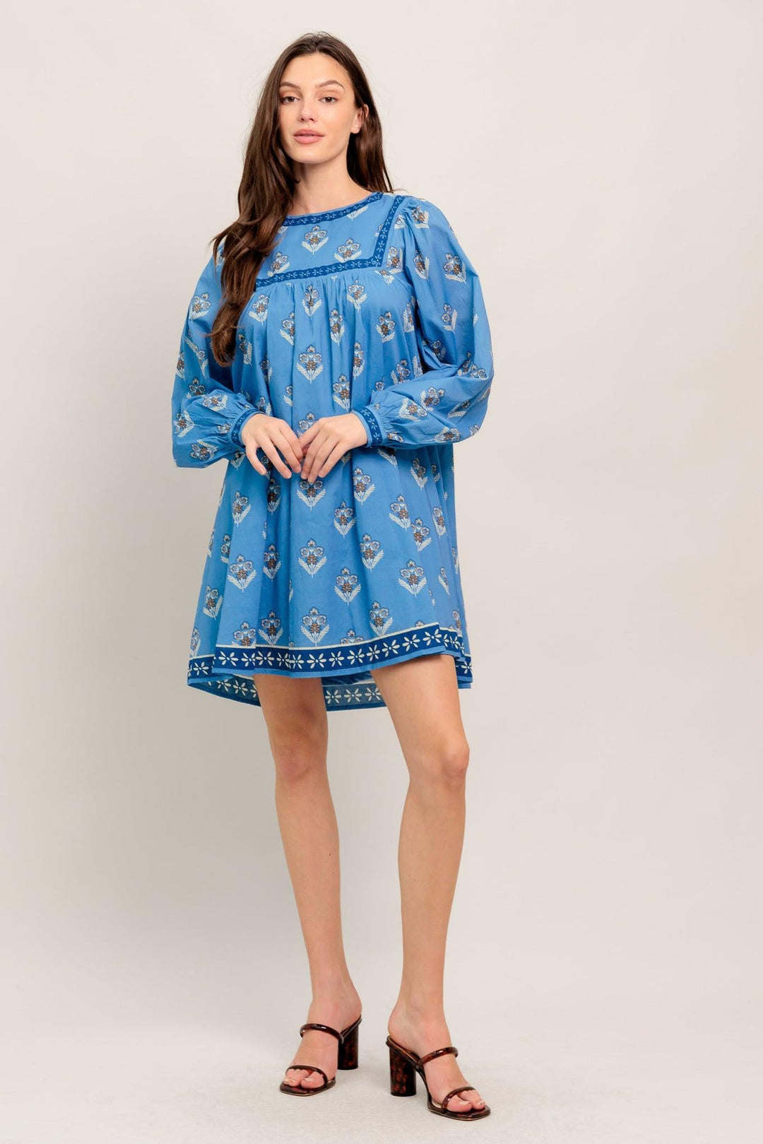 EFFORTLESSLY YOURS WOVEN MINI DRESS