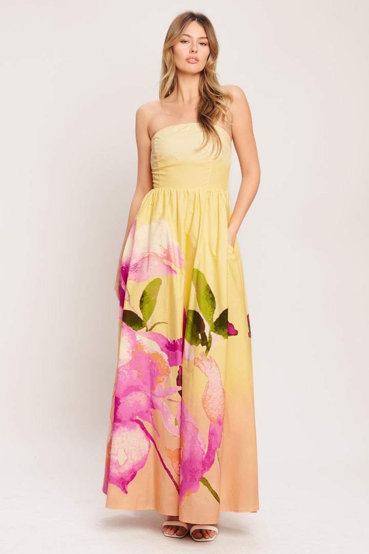 DREAMY OMBRE WOVEN MAXI DRESS