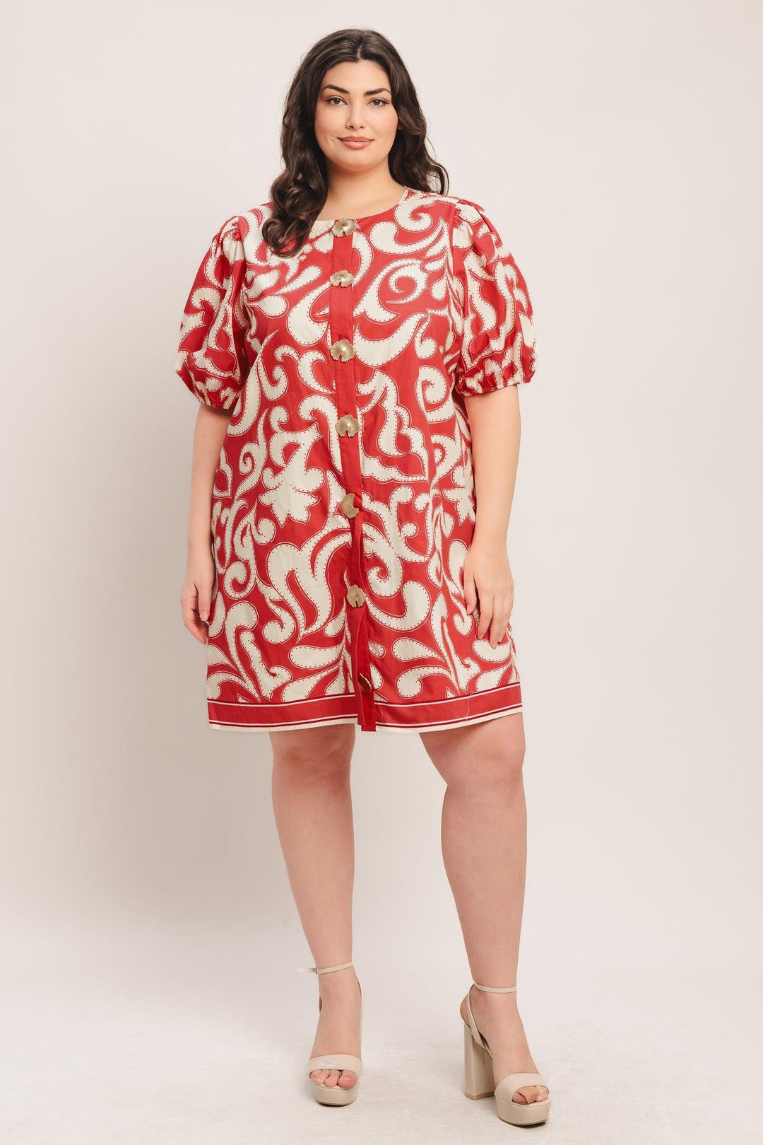 STRAIGHT &amp; STRONG WOVEN MINI DRESS