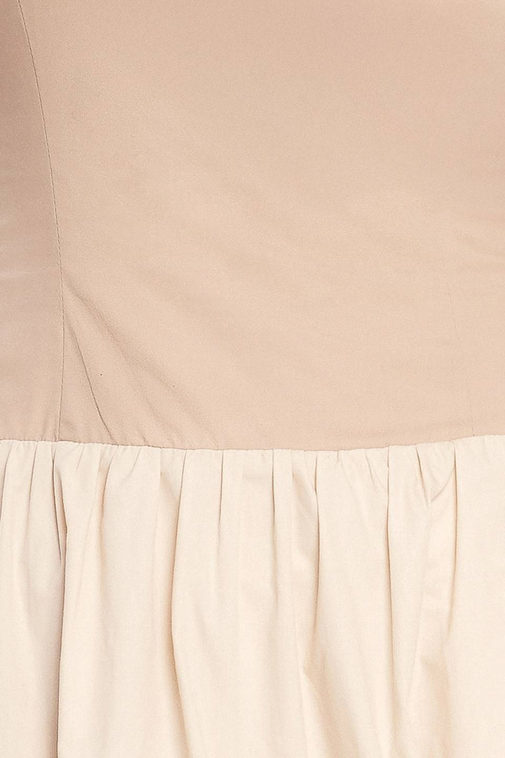 SPRING HARMONY COLOR BLOCKED MIDI DRESS