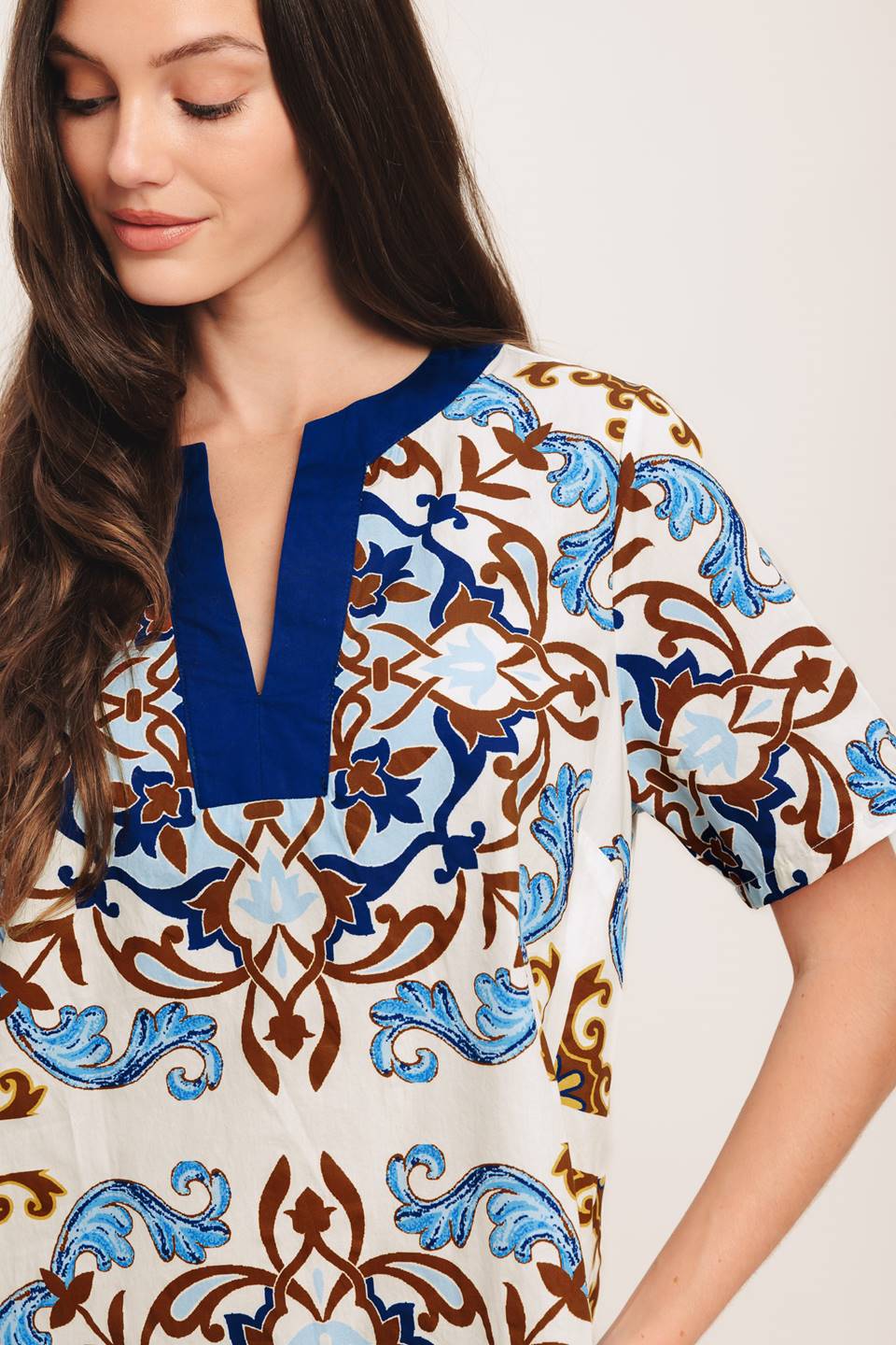 MEDITERRANEAN SOUL WOVEN MINI DRESS