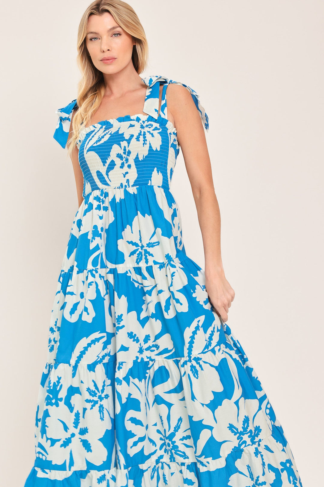 TROPICALLY YOURS WOVEN MAXI DRESS