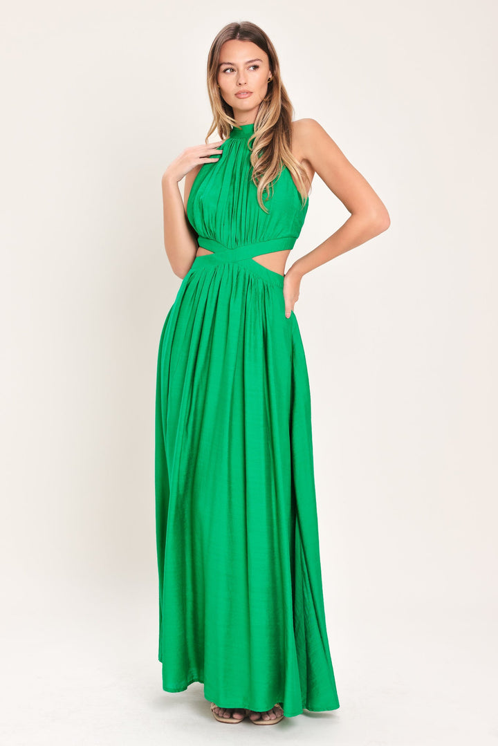 HOT GIRL WOVEN MAXI DRESS