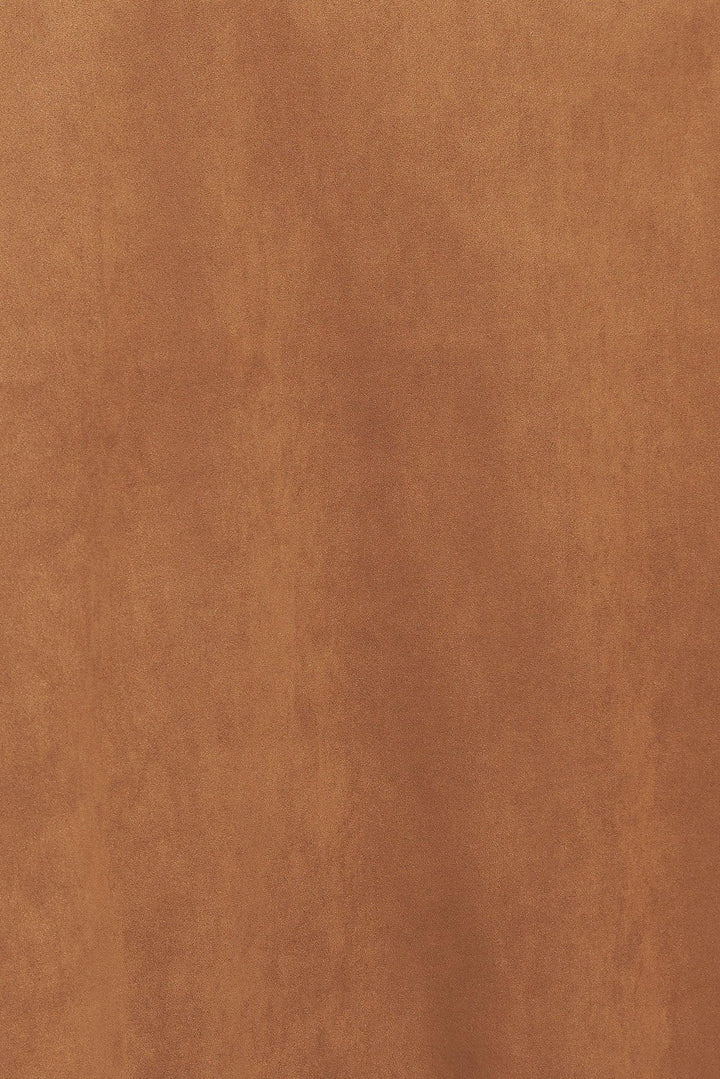 DESERT FLOWER FAUX SUEDE TOP