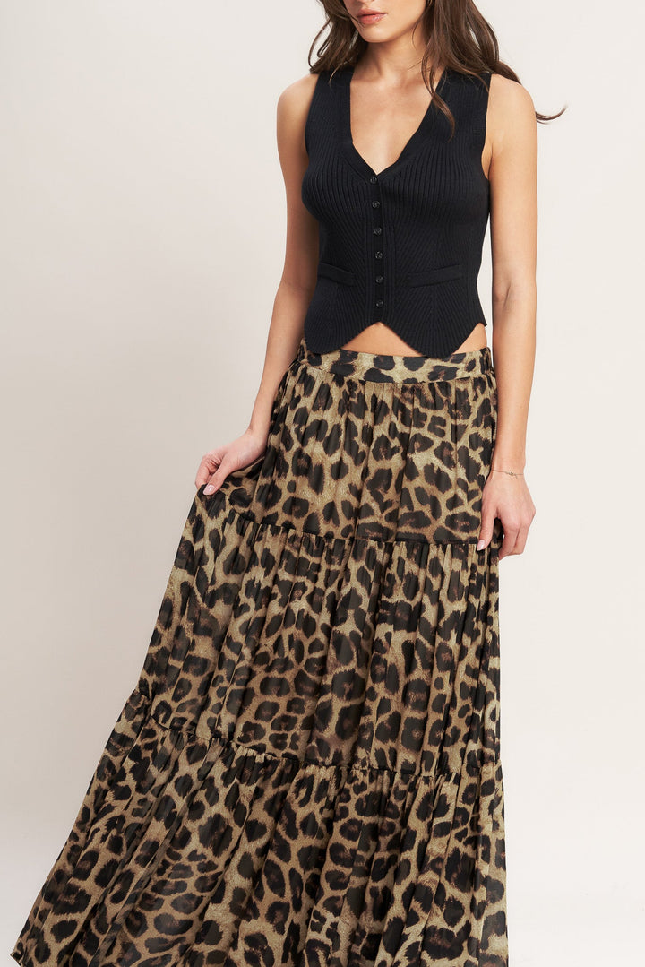 SEASONLESS STYLING WOVEN MAXI SKIRT