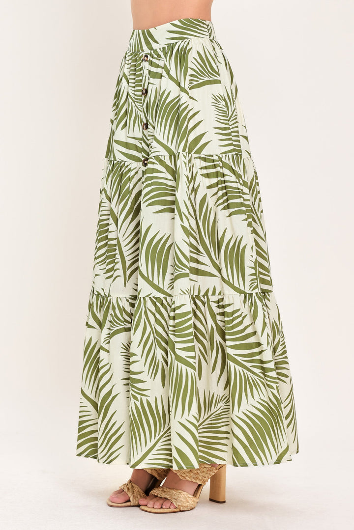 COASTAL CANOPY WOVEN MAXI SKIRT