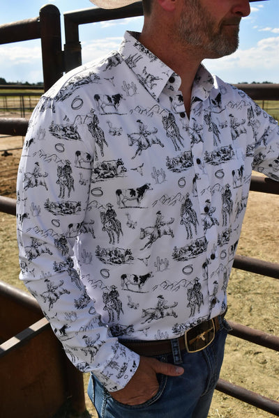 Ranch Life Unisex Western Button Up Shirt