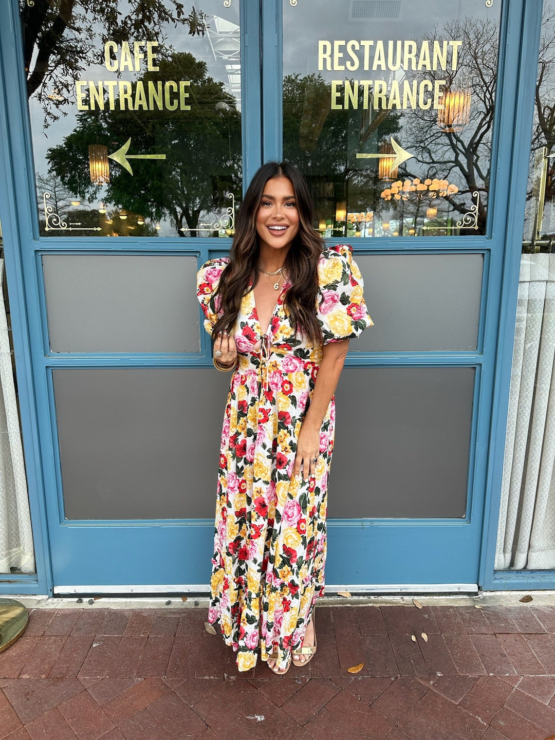 Miranda Puff Sleeve Maxi Dress - Vanity