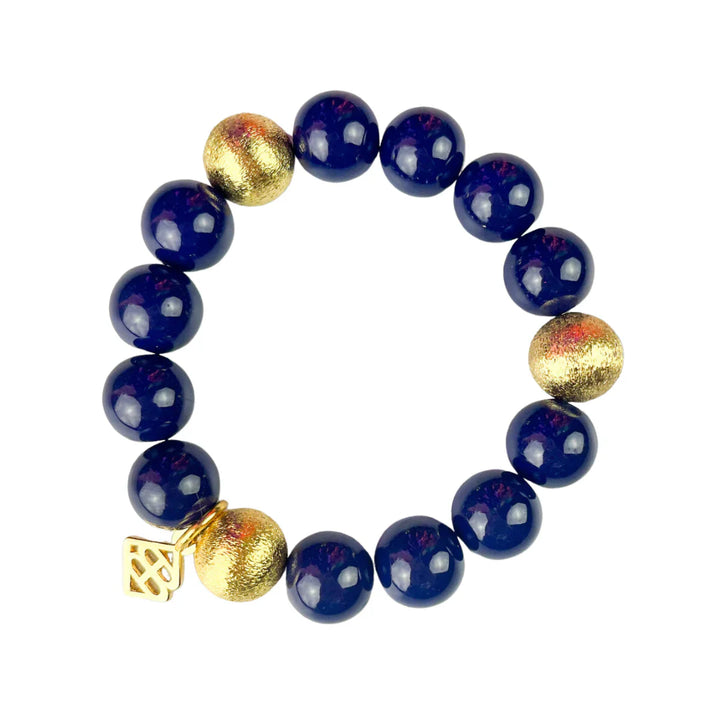 BRIANNA CANNON | Navy Beaded Bracelet