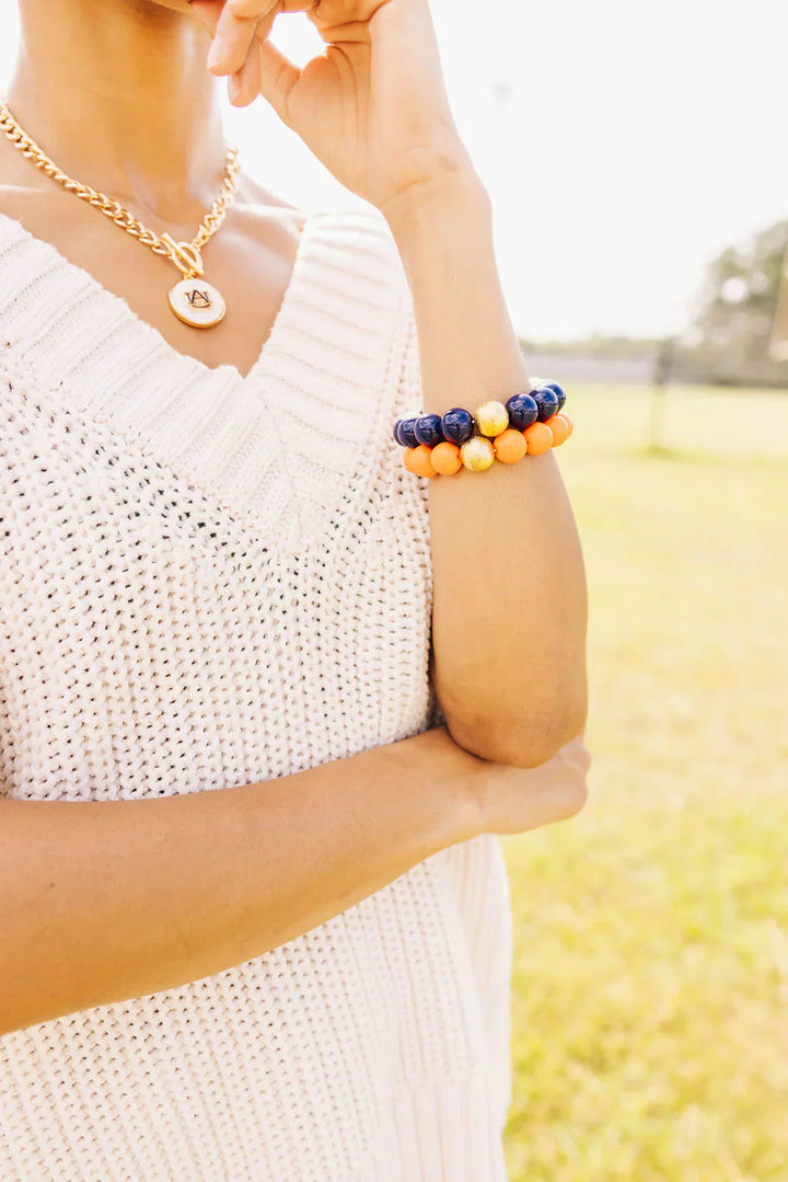 BRIANNA CANNON | Navy Beaded Bracelet