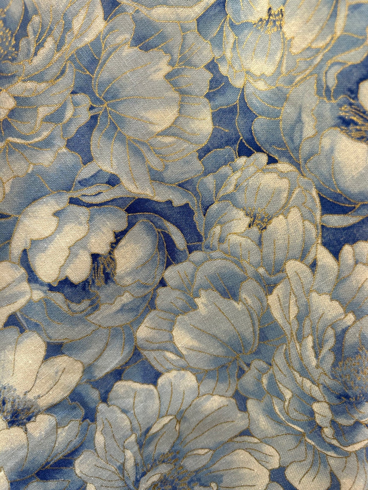 Elizabeth Dress in Sky Floral