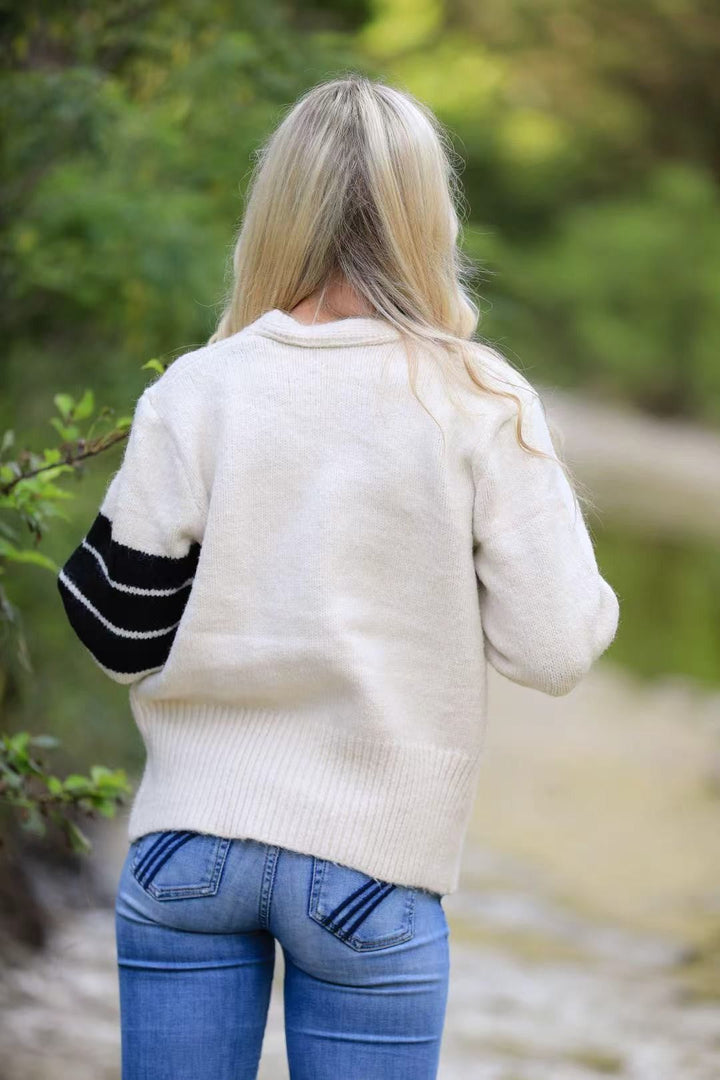 Knit button front cardigan