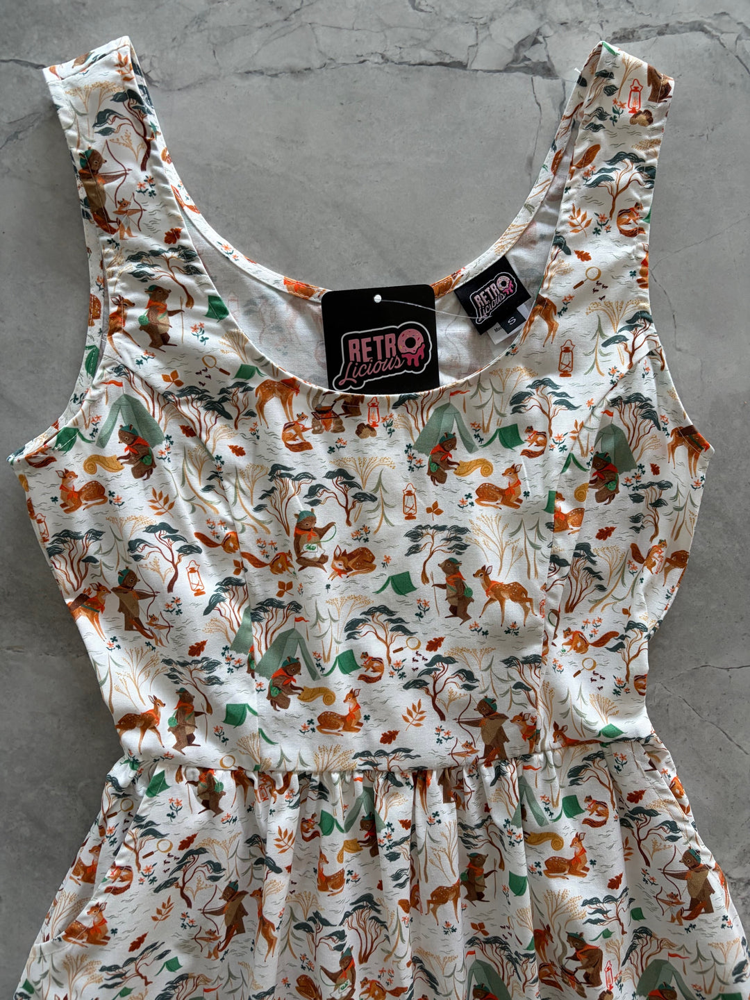 Campsite Fit &amp; Flare Dress