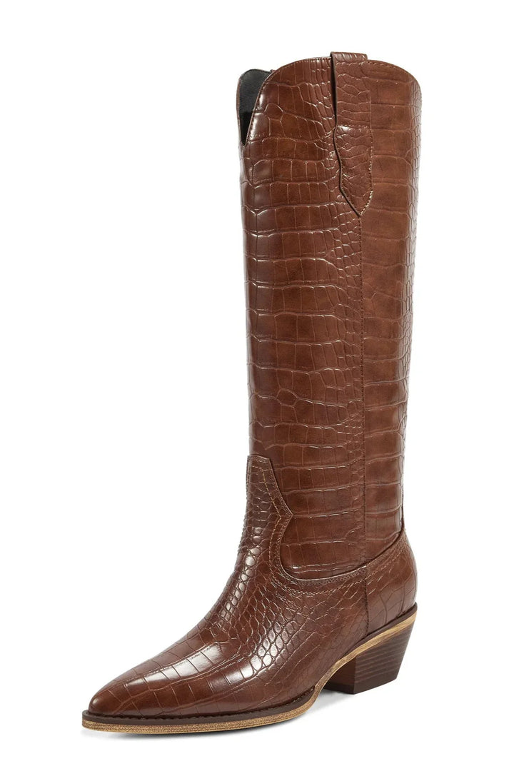 MARFA BOOTS | The LeAnn - Chocolate Brown