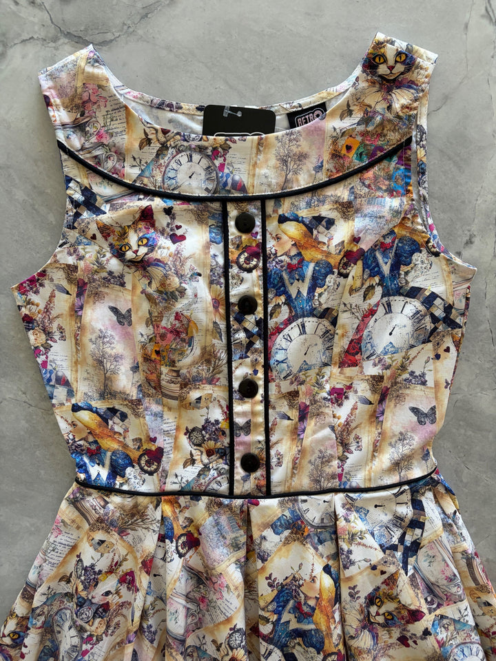 Elizabeth Dress in Wonderland - Medium only, 1 left!