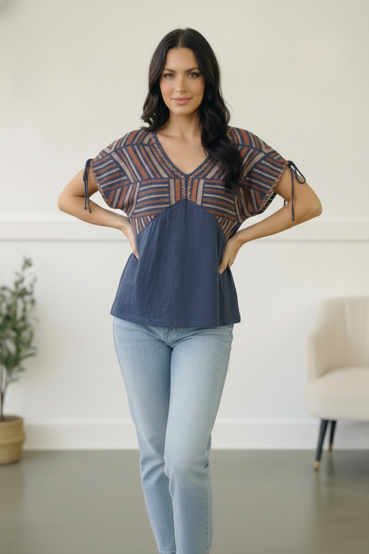 Midnight Mesa Boho Top