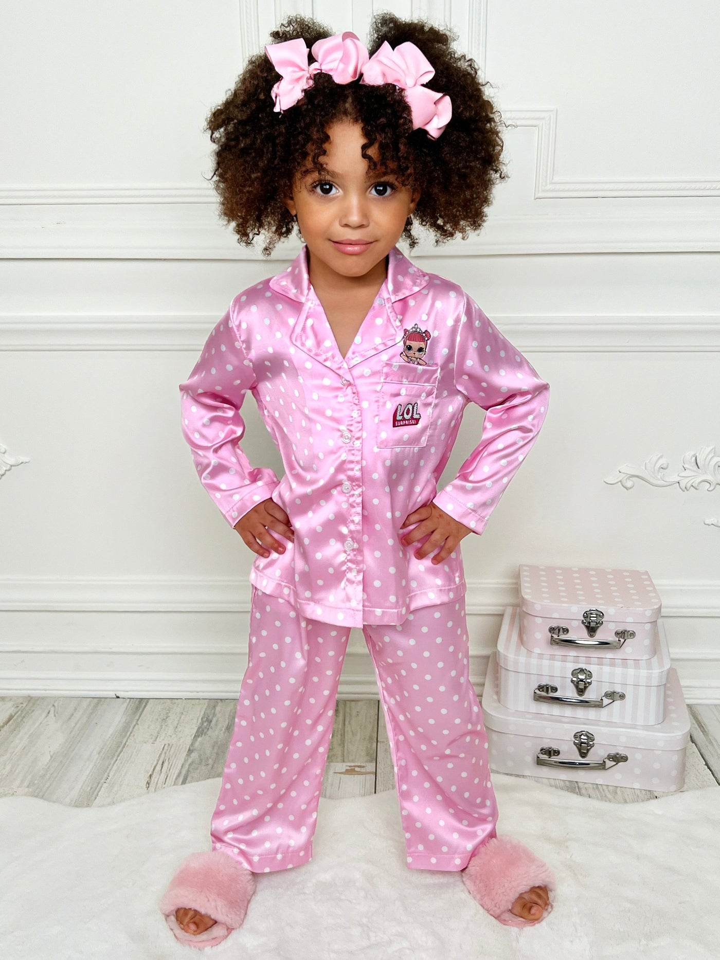 L.O.L. SURPRISE! Center Stage Silky Polka Dot Pajama Set