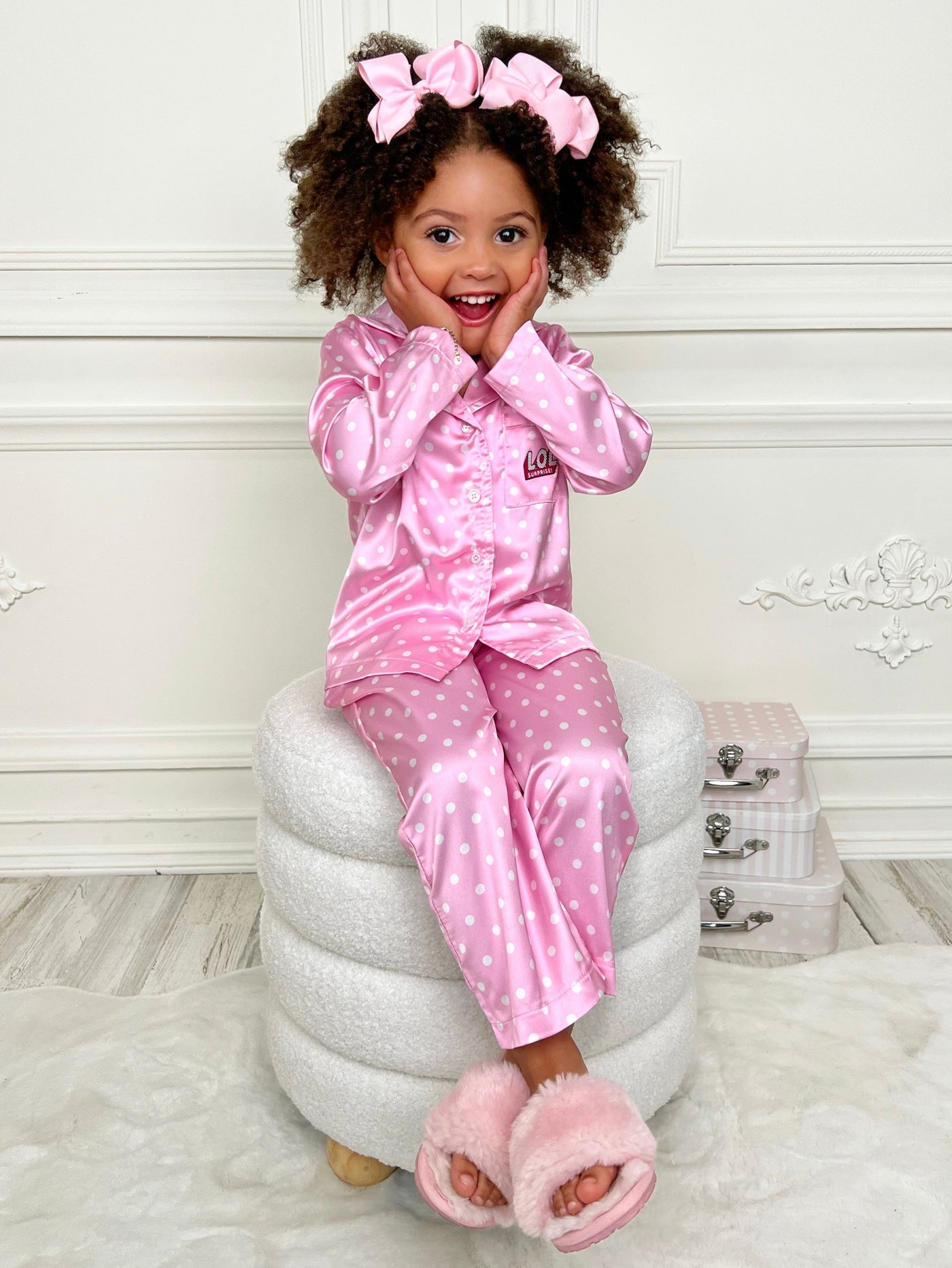 L.O.L. SURPRISE! Center Stage Silky Polka Dot Pajama Set