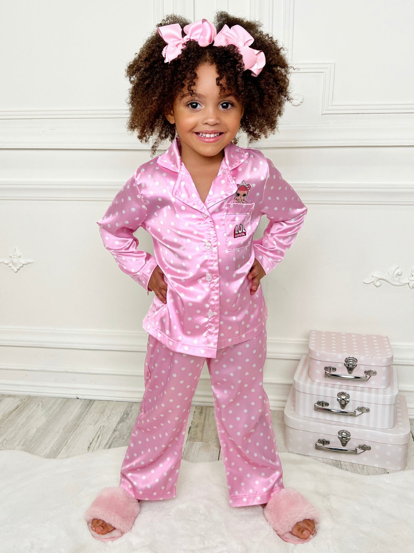 L.O.L. SURPRISE! Center Stage Silky Polka Dot Pajama Set