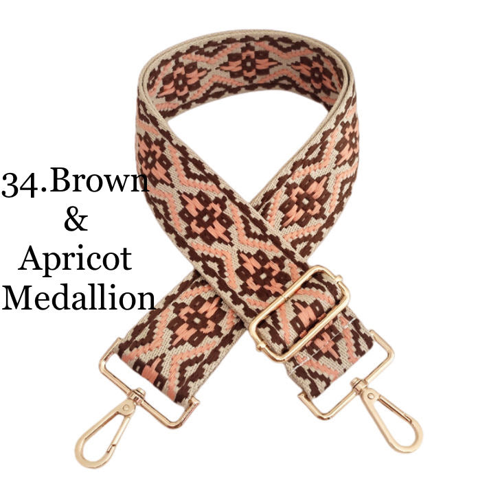 The Atlas | Zippered Sling Bag (Camel) - Pick Your Strap