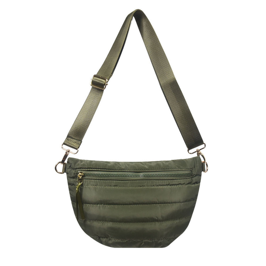 The Blake | Crescent Puffer Sling Bag | 14 Colors