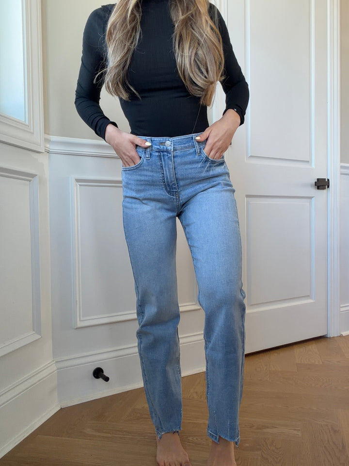 Jupiter High Rise Straight Leg Jeans