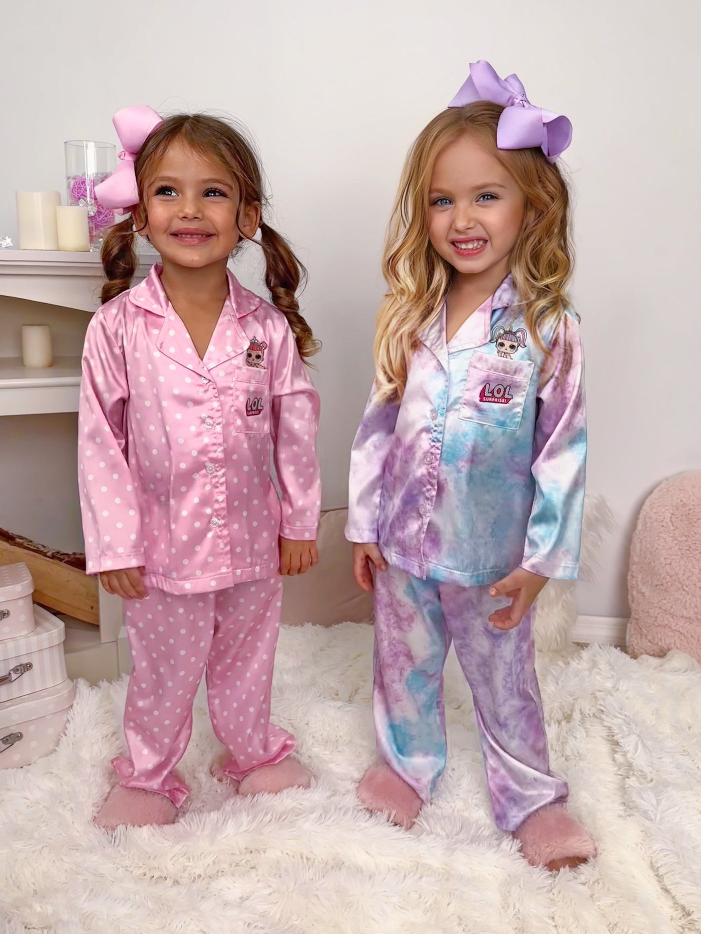 L.O.L. SURPRISE! Center Stage Silky Polka Dot Pajama Set