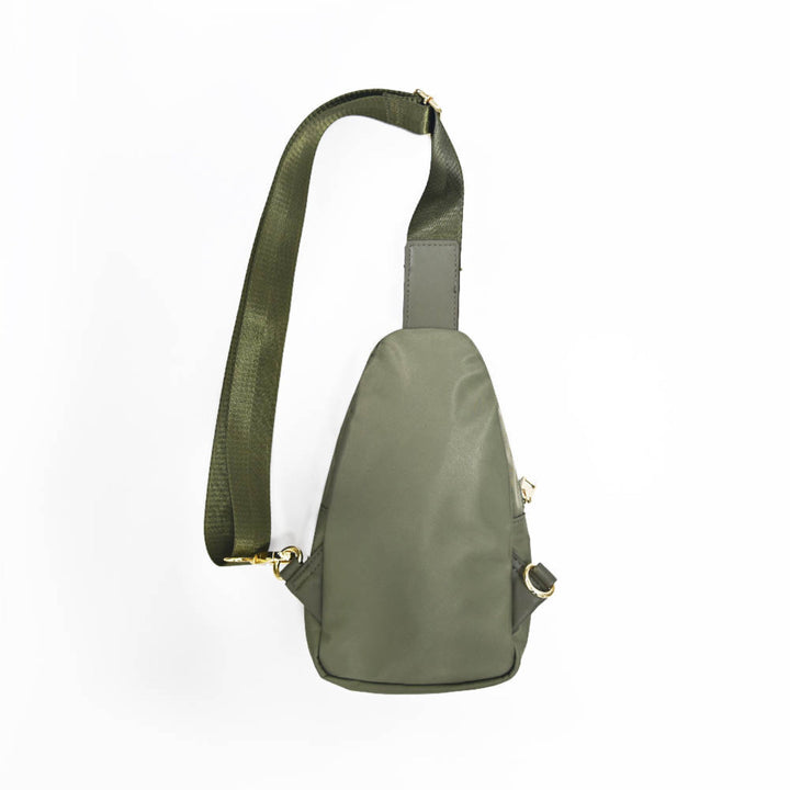 The River Sling Bag with Solid Strap | Olive