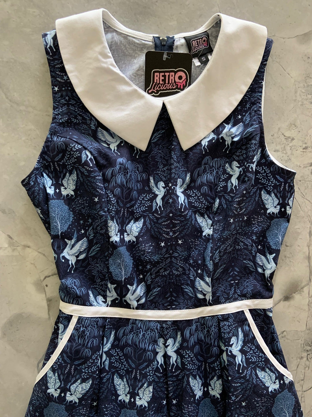 Midnight Collared Dress