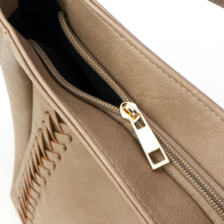 The Harper | Cross Stitch Messenger Bag