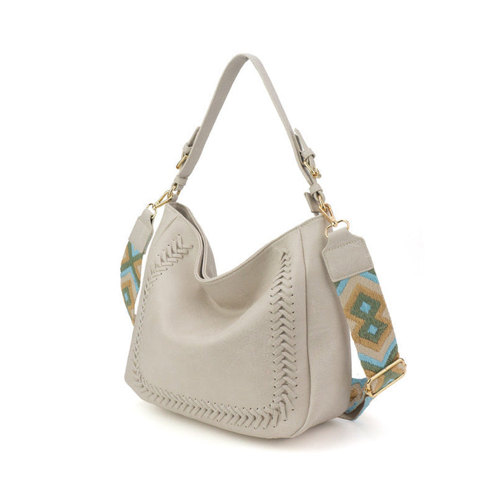 The Harper | Cross Stitch Messenger Bag