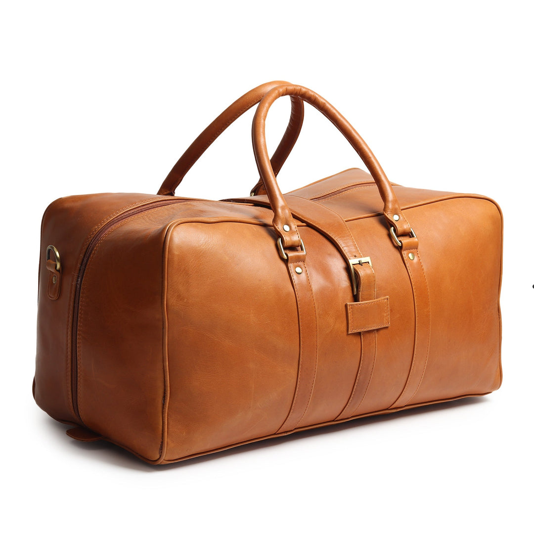 Port Blair Leather Duffle Travel Bag
