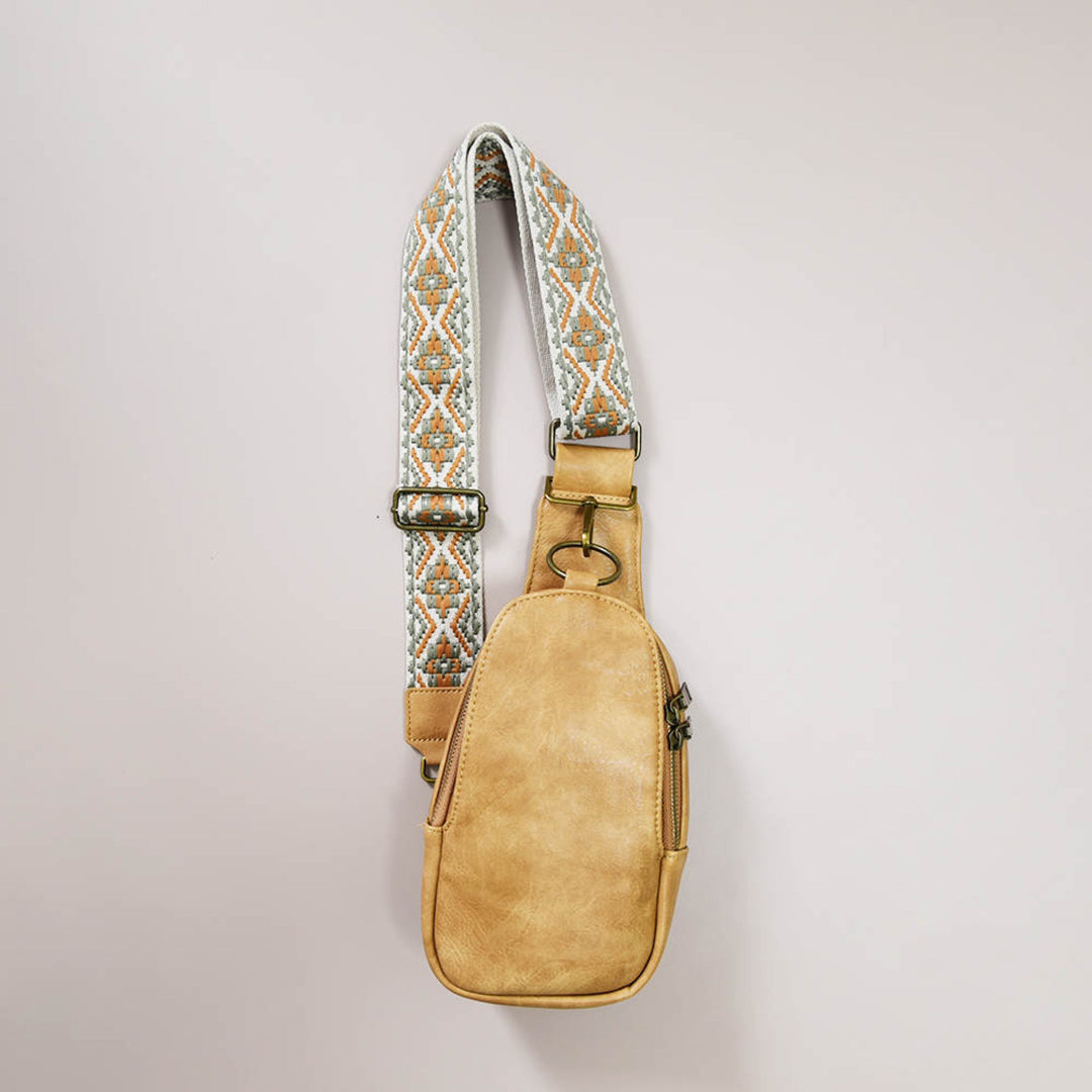 The Isla Sling Bag with Guitar Strap | Brown