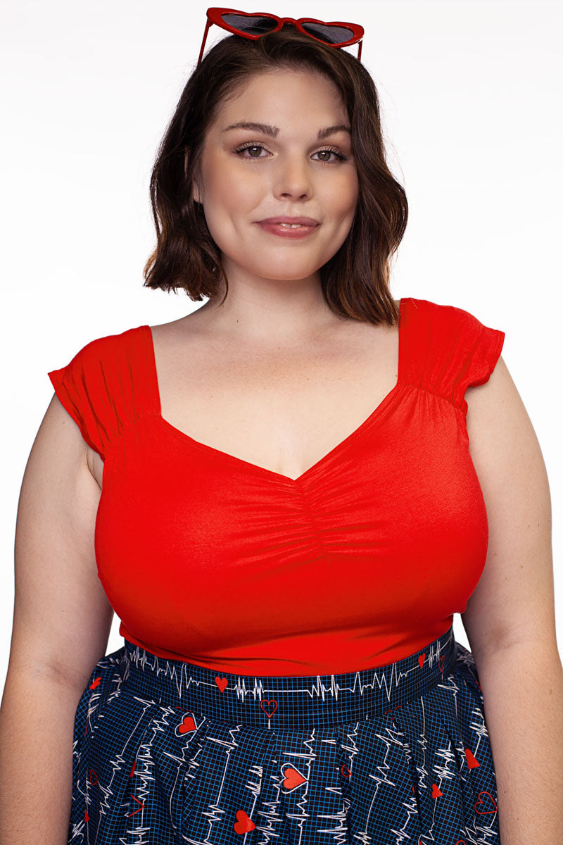 Isabel Top in Red